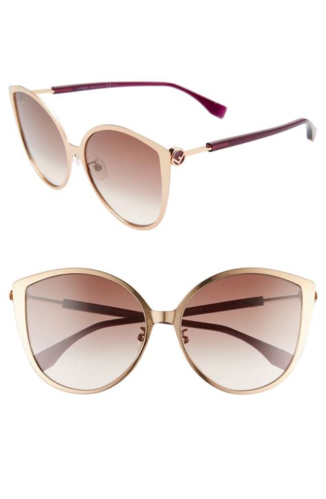 60mm special fit cat eye sunglasses fendi|eyewear fendi glasses frames.